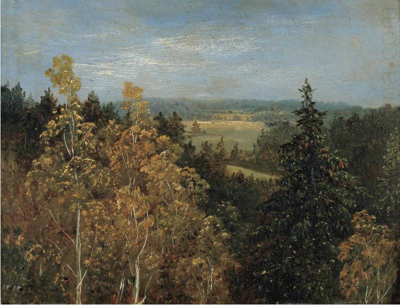 Blick uber eine Waldlandschaft, Carl Gustav Carus